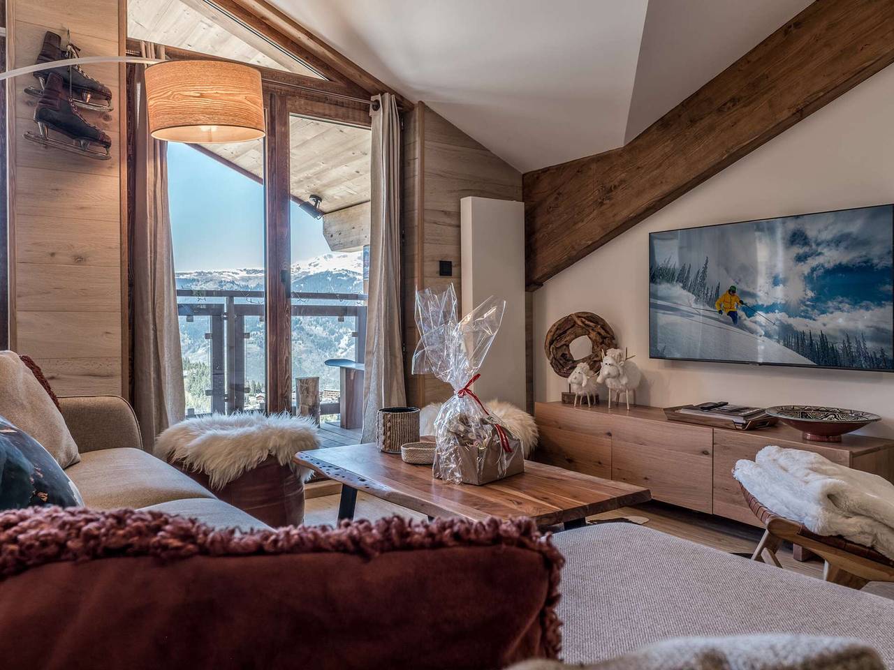 Apartamento entero, Apart. 65m² 6 pers - 2 Dorm. - A pie de pista - Parking y Wifi in Courchevel 1650 (Moriond), Saint-Bon-Tarentaise