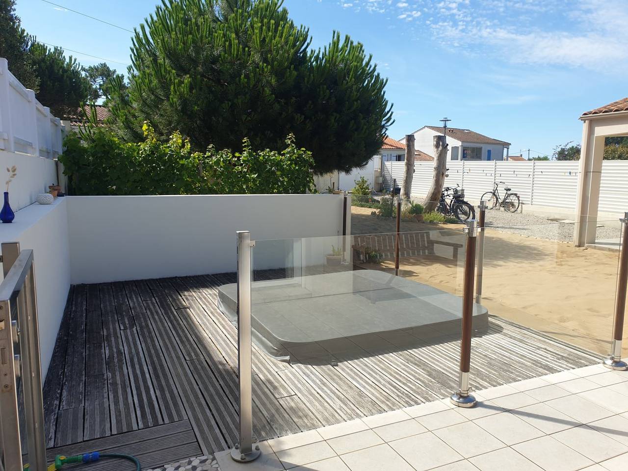Maison de bord de mer, climatisée, avec spa extérieur in La Tranche-sur-Mer, Vendée
