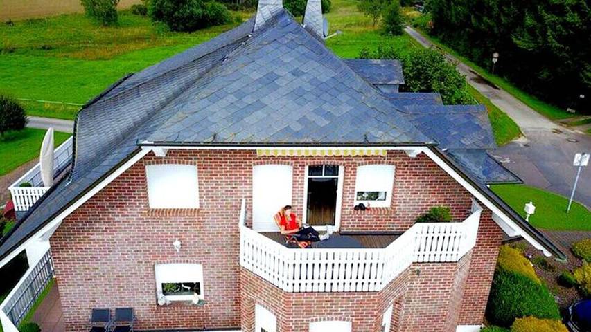 Ferienwohnung für 4 Personen, mit Garten, kinderfreundlich