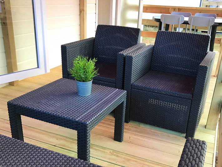 Greenchalets Frejus Saint Aygulf direkt am Meer in Saint-Aygulf, Frejus