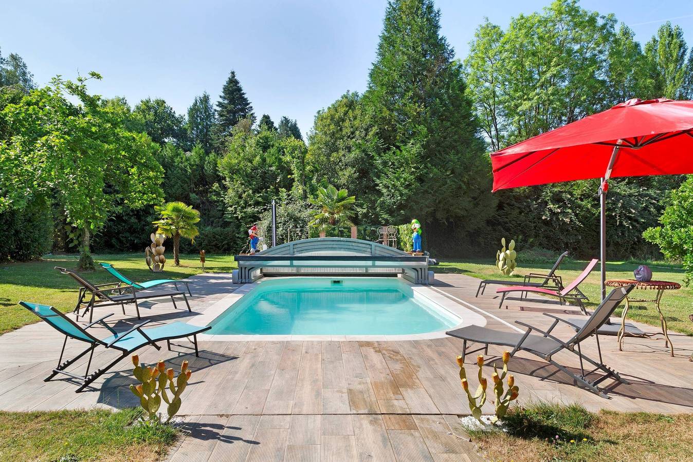 Maison Normandy: villa met spa, zwembad, jacuzzi en tennis in Normandië in Lieurey, Bernay en omgeving