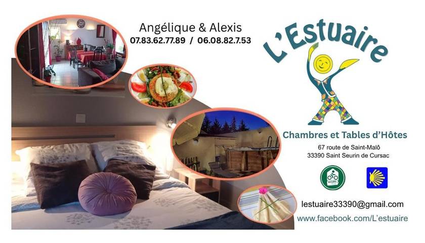 Chambre d’hôte pour 2 personnes, avec terrasse ainsi que piscine et jardin, animaux acceptés