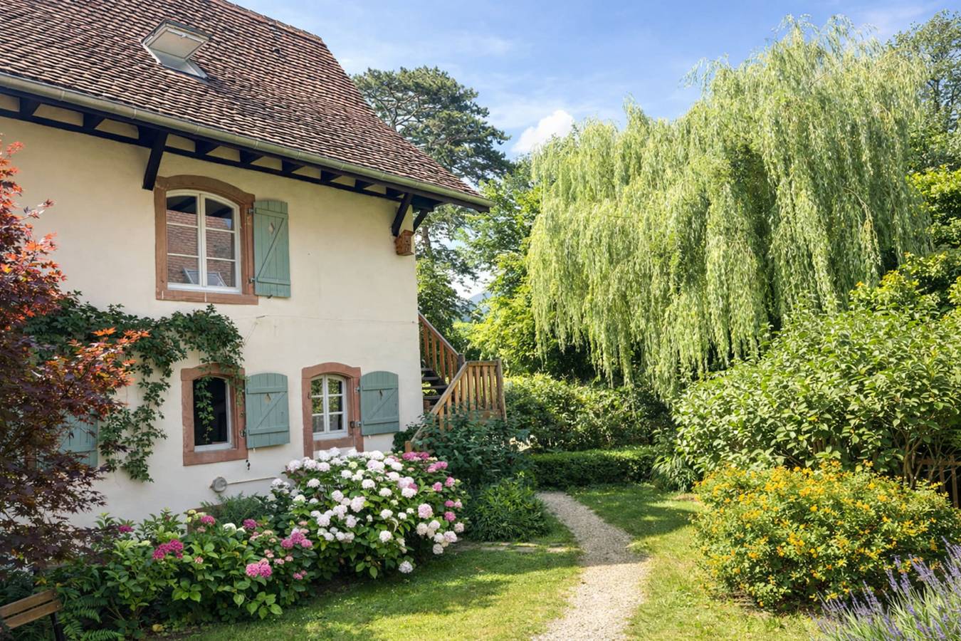Ganze Wohnung, Ferienwohnung für 3 Personen mit Balkon in Börsch, Niederrhein Elsass