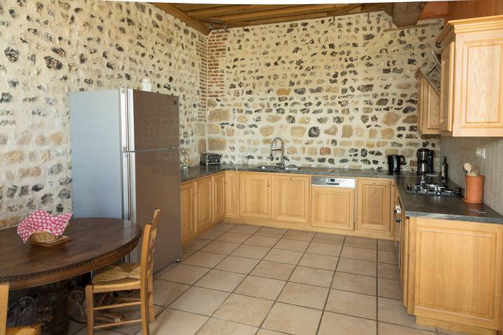 Maison de vacances 'La Grange Gite' avec terrasse privée, jardin partagé et Wi-Fi in Saint-Aubin-sur-Mer (Seine-Maritime), Région de Dieppe