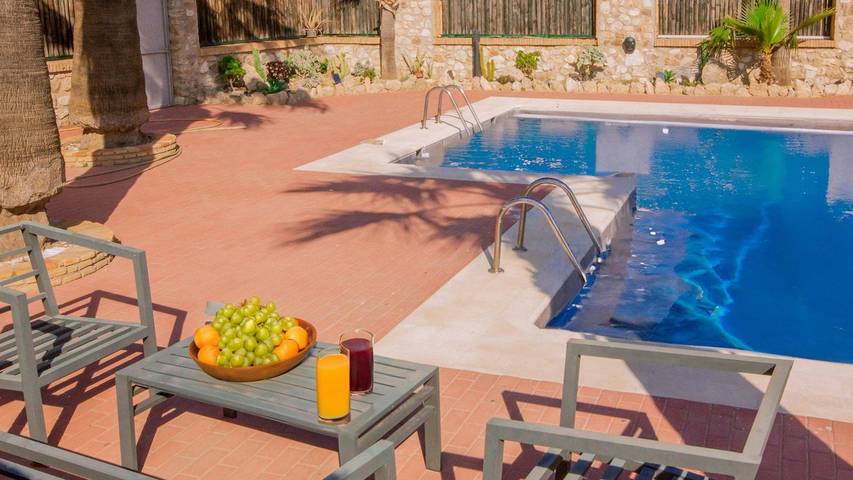 Chalet para 8 personas, con Balcón/Terraza y Jacuzzi además de Piscina y Sauna en Levante Almeriense - 4