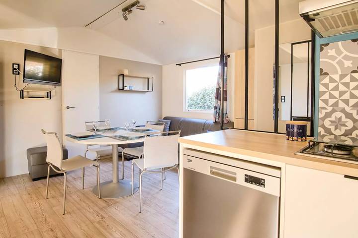 Camping pour 4 personnes, avec piscine et terrasse, animaux acceptés à Bretignolles-sur-Mer - 3