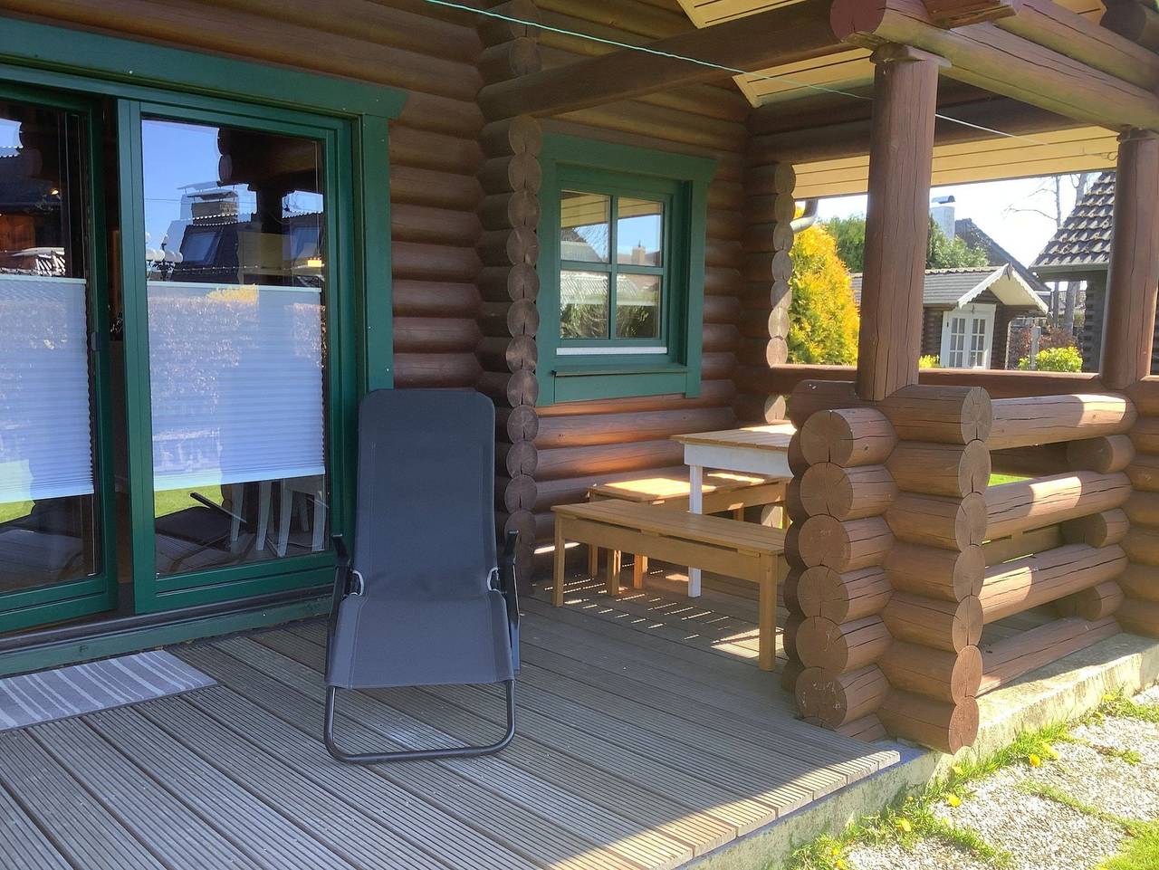 Ganze Ferienwohnung, Haus Blockhaus - Nordseebad Burhave - Blockhaus #L5 in Burhave, Butjadingen