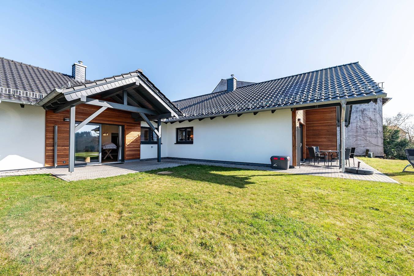 Geheel appartement, Appartement „Staufenberg Chalets“ met wifi in Berschweiler bei Kirn, Nahe (Palts)