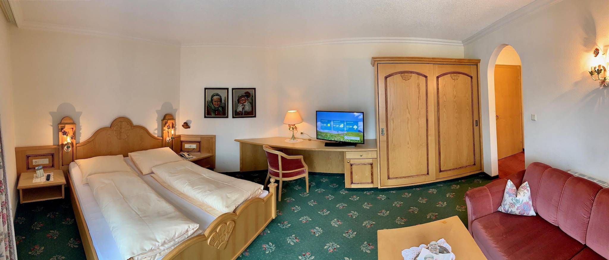 Komfortdoppelzimmer "Alpenrose" in Brandenberg, Kufstein Umgebung