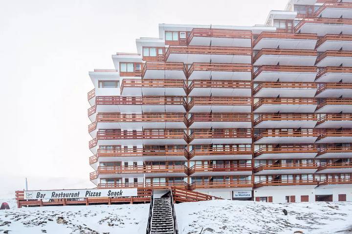 Studio pour 4 personnes, avec Balcon et Vue dans La Mongie