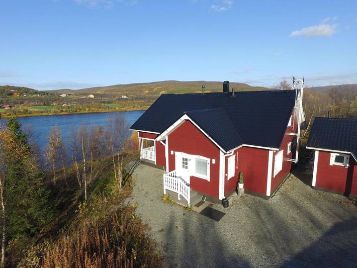 Vakantiehuis voor 6 personen, with sauna and uitzicht as well as tuin in Lapland