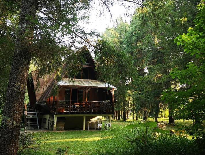 Gîte pour 4 personnes, avec balcon et jardin à Pinsac