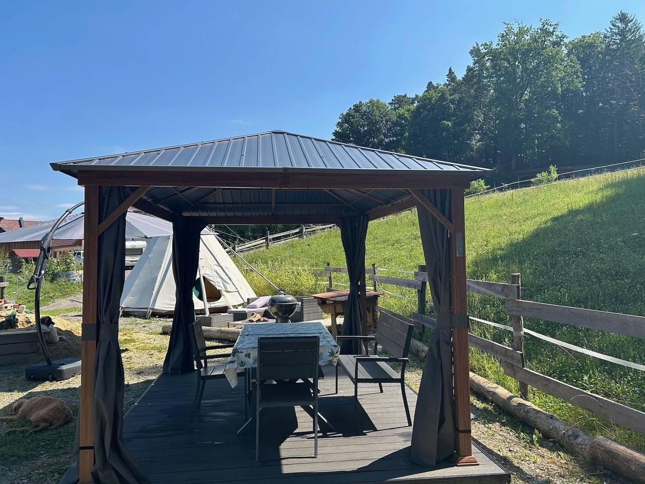 Tipi-Glamping am Gut Kunterbunt - Tipi (ohne Verpflegung) in Steirerland