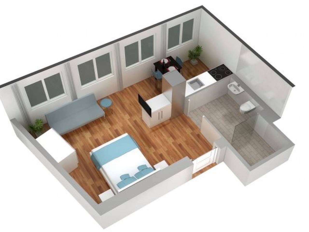 Apartamento entero, Apartamento de vacaciones para 3 personas in Basilea, Aargau-Basel