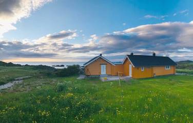 Chalet für 5 Personen, mit Ausblick und Garten sowie Terrasse auf den Lofoten