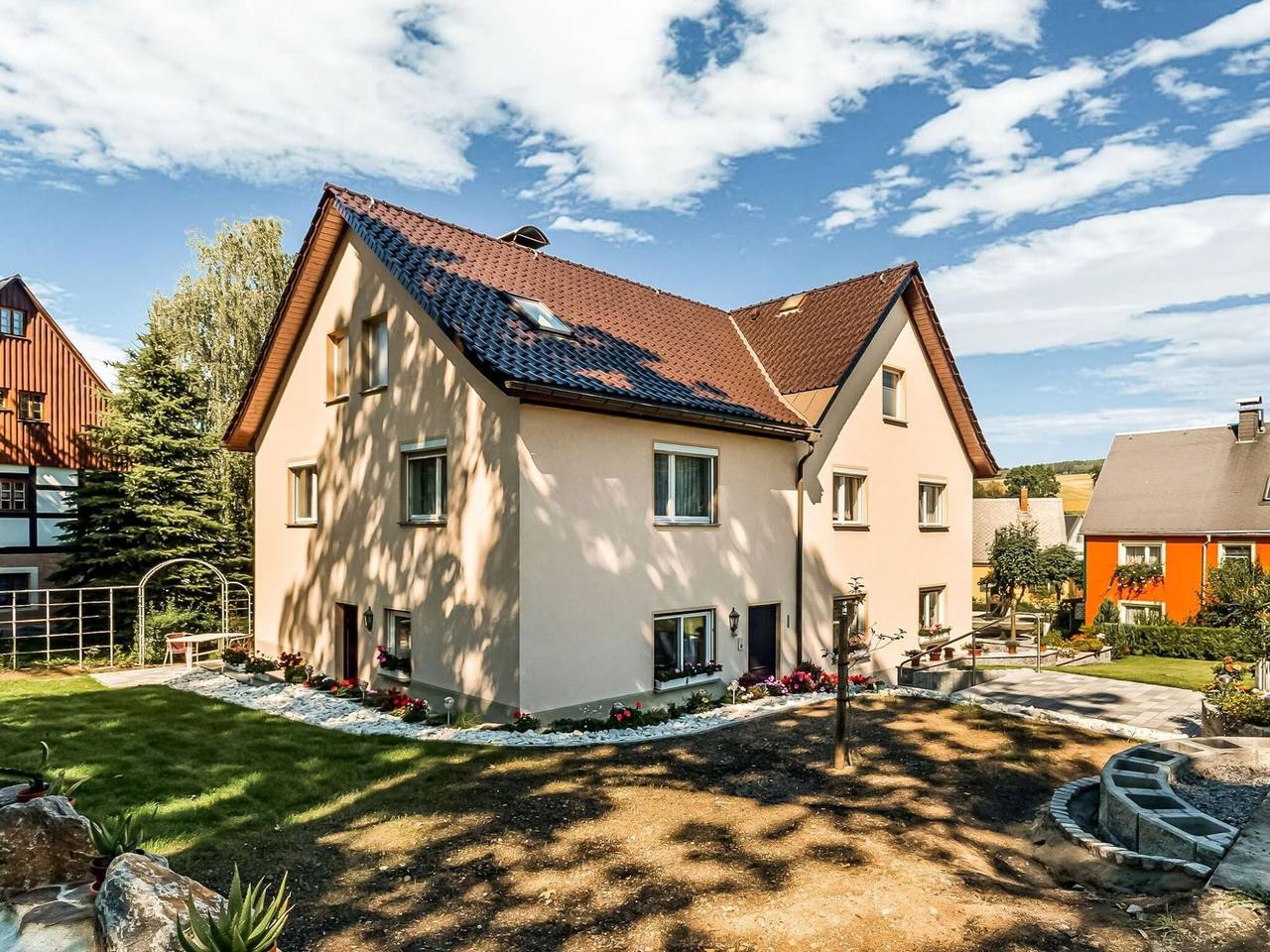 Ganze Wohnung, Ferienwohnung für 2 Personen mit Garten in Pfaffroda, Erzgebirge