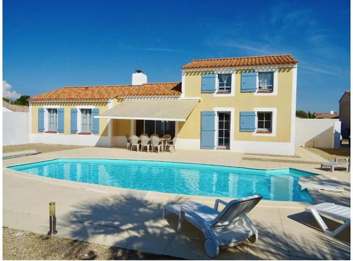 Villa pour 8 personnes, avec jardin et piscine à Saint-Jean-de-Monts