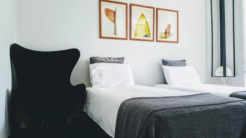 Gîte pour 2 personnes, avec balcon ainsi que jardin et vue dans Paço de Arcos - 3