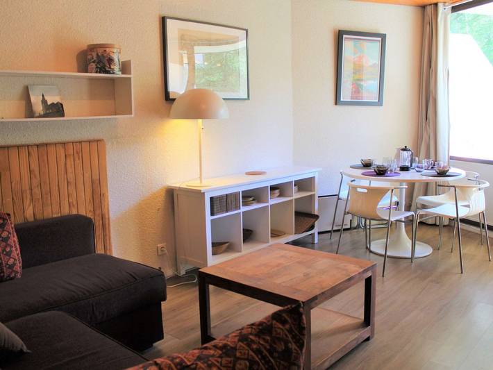Ganze Wohnung, Studio mit Bergblick, 30m zu den Pisten, 4 Schlafplätze, Zentrumsnähe in Vars, Briançon und Umgebung