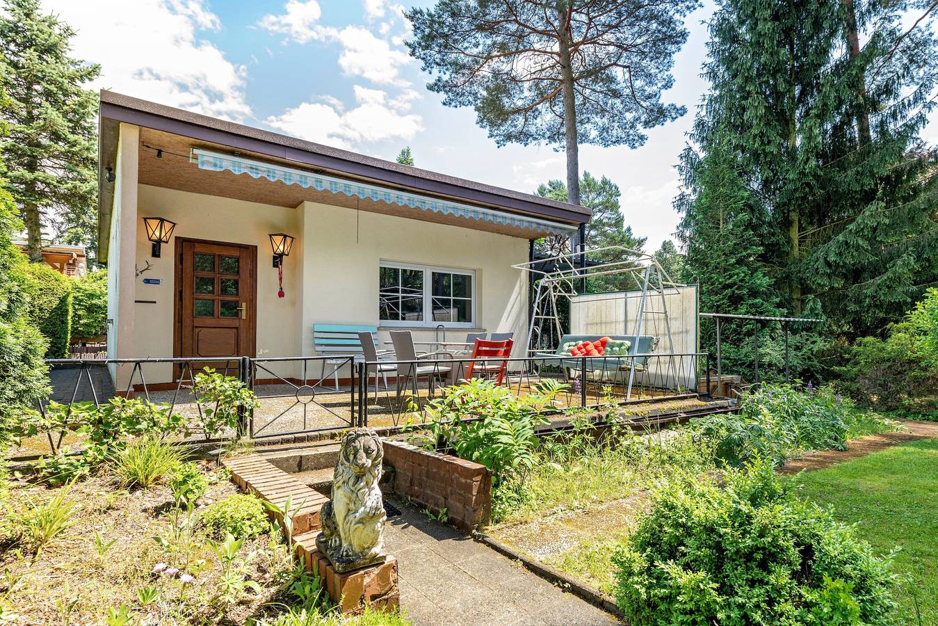 Ferienhaus für 4 Personen, 50 m², mit privater Terrasse, Garten und Klimaanlage in Pinnow, Schenkendöbern