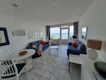 Ferienwohnung für 2 Personen, mit Ausblick und Balkon, kinderfreundlich am Steinwarder