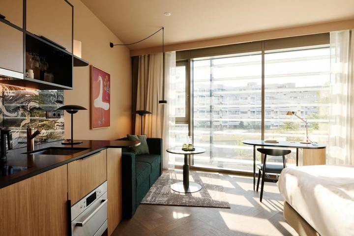 Appart’hôtel pour 2 personnes, avec piscine ainsi que terrasse et sauna, animaux acceptés à Vienne (Autriche) - 3