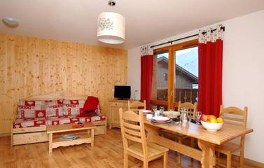 Gîte pour 8 personnes, avec sauna et balcon à Valmeinier