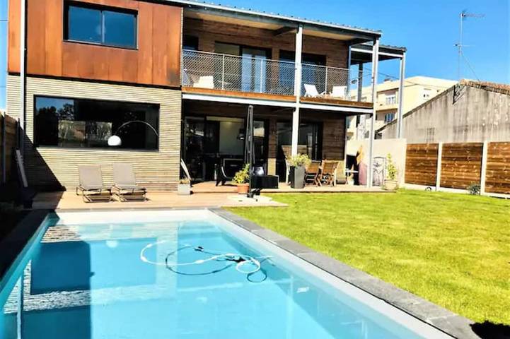 Ferienhaus für 7 Personen, mit Garten