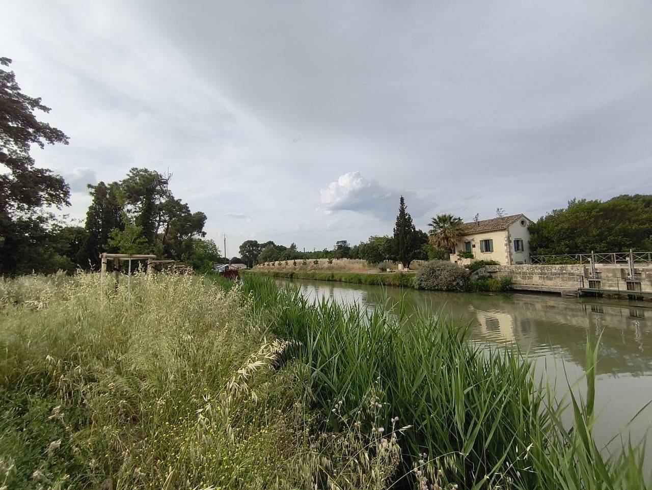 Coté Rivière in Mirepeisset, Côte méditerranéenne (France)