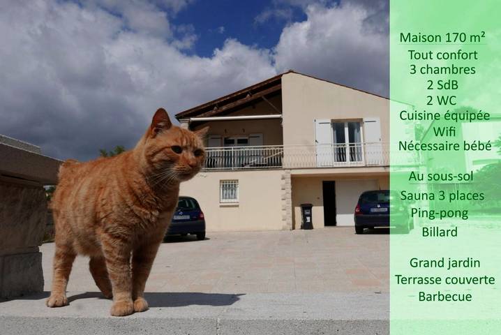 Location de vacances pour 6 personnes, avec Balcon et Terrasse ainsi que Jardin et Piscine à Ruelle-sur-Touvre