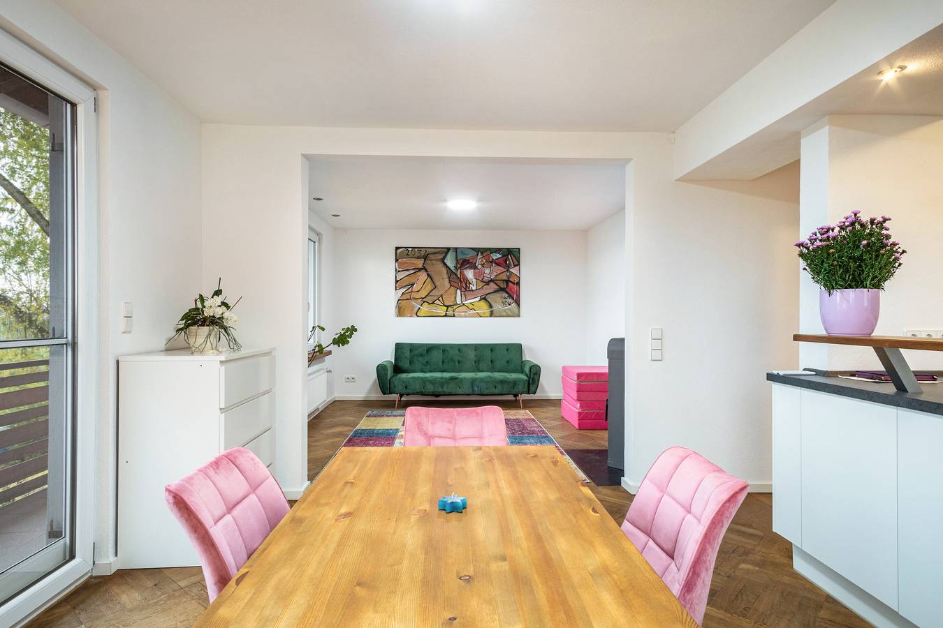 Ganze Wohnung, Ferienwohnung 'Deine Traumwohnung' mit Gemeinschaftspool, Gemeinschaftsterrasse und Wlan in Bad Saulgau, Region Bodensee-Oberschwaben