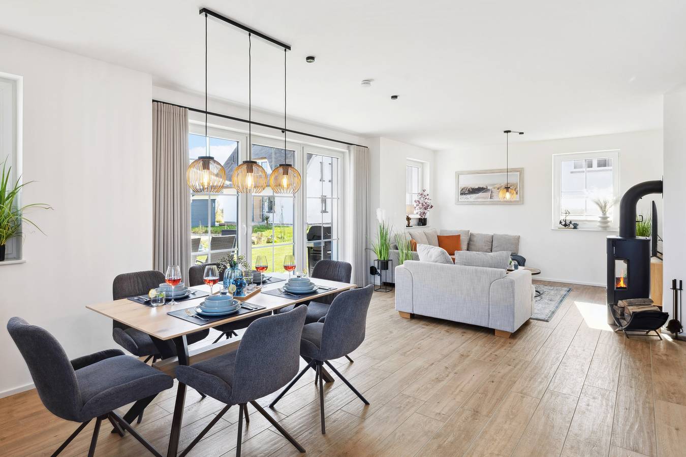 Casa de vacaciones para 6 personas con terraza in Lancken, Dranske