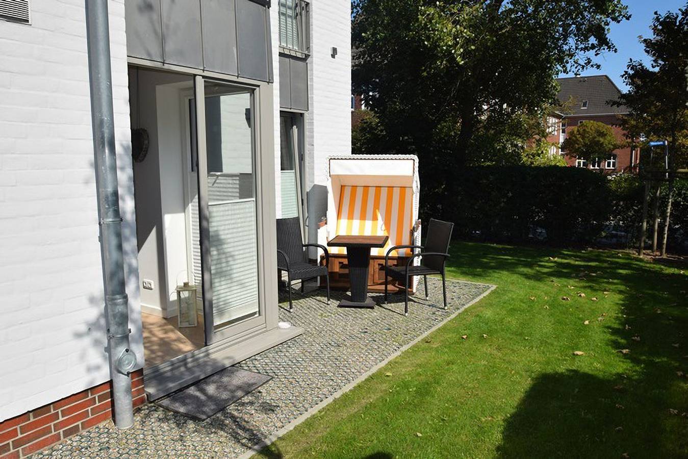 Ganze Wohnung, Komfortables 2-Zi.-App. mit Klimaanlage, Terrasse und Stellplatz in Westerland in Westerland, Sylt (Gemeinde)