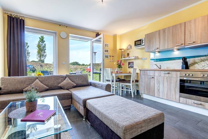 Ferienwohnung für 4 Personen, mit Terrasse und Sauna
