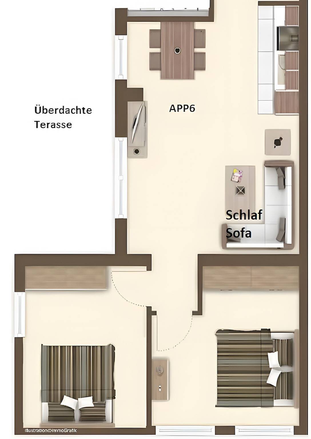 Geheel appartement, Vakantieappartement "Villa Nordhang - Appartement 6" met Uitzicht, Terras & Wi-Fi in Winterberg, Hochsauerlandkreis
