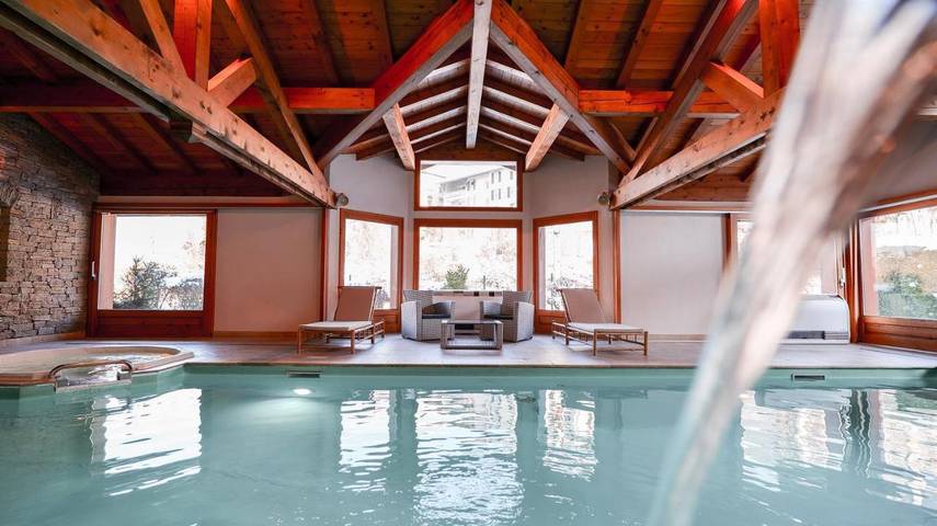 Hôtel pour 2 personnes, avec jacuzzi et piscine ainsi que sauna et jardin dans Le Fayet (Saint-Gervais-les-Bains) - 3
