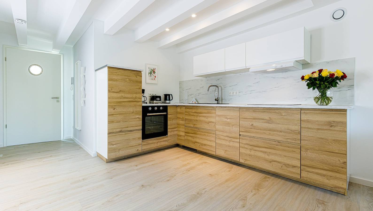 Ganze Wohnung, Ferienwohnung 'Lütt Oskar' mit Meerblick, Balkon und Wi-Fi in Strand Prora, Binz