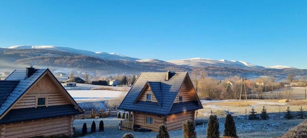 Dom dla 4 osób, z ogród i widok na jezioro oraz widok w Sosnówka