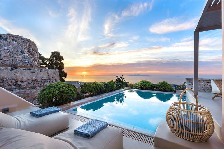 Villa pour 10 personnes, avec terrasse à Santorin - 3