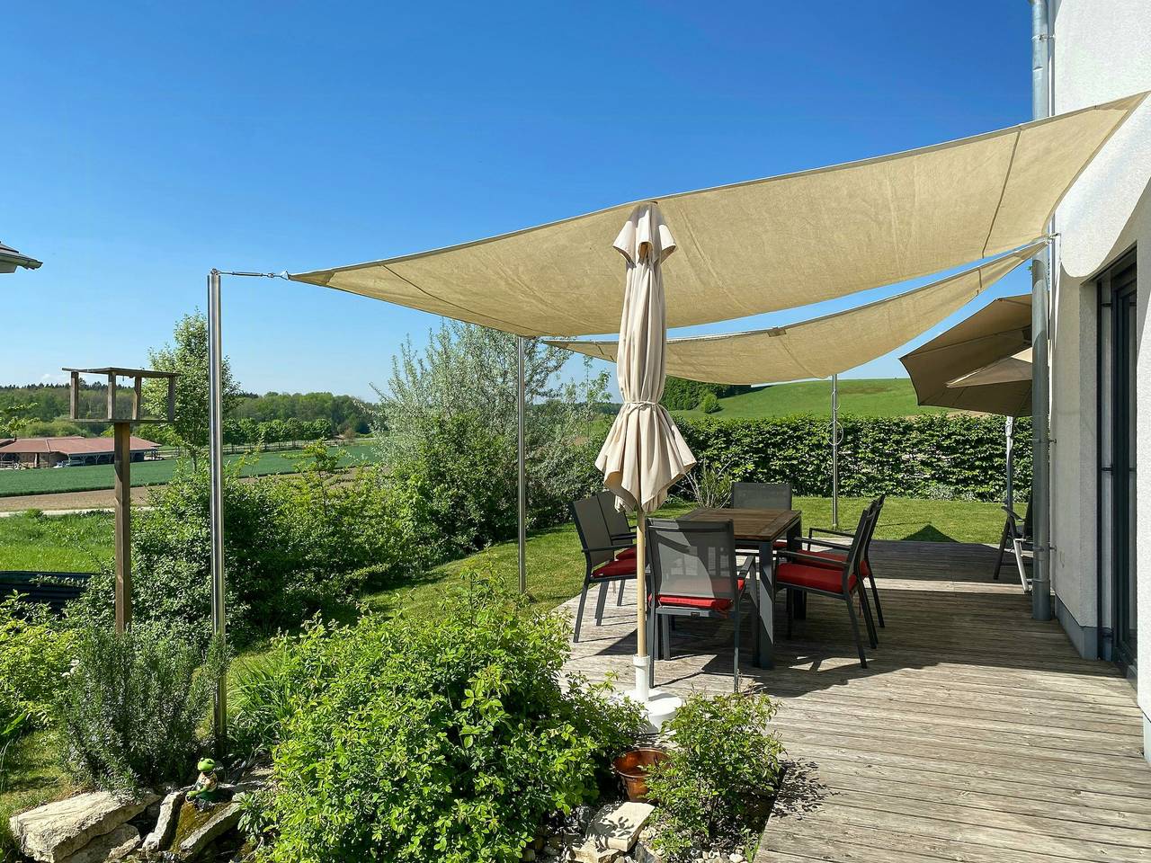 Ferienhaus am Wanderweg bei Neuburg in Oberhausen (Bayern), Romantische Straße