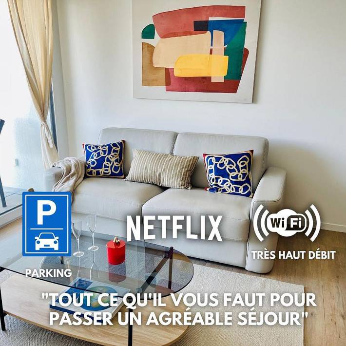 Gîte pour 4 personnes, avec balcon et vue à Prilly