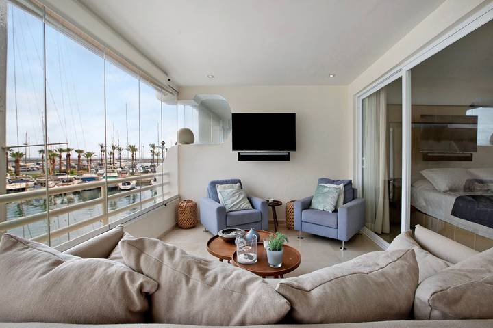 Ganze Wohnung, Ferienwohnung "Puerto Marina Exclusive" mit Meerblick & Wi-Fi in Benalmádena Costa, Costa del Sol