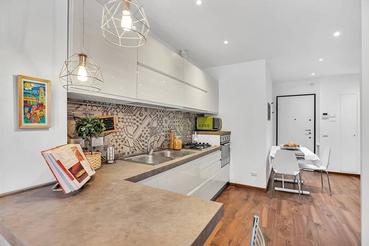 Location de vacances pour 4 personnes, avec balcon à Milan