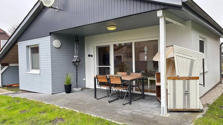 Ferienhaus für 4 Personen, mit Garten in Südbrookmerland