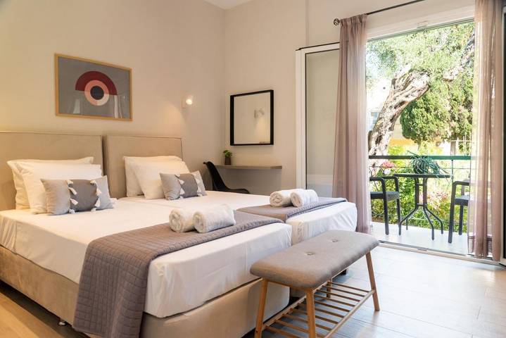 Ferienwohnung für 4 Personen, mit Garten und Ausblick, mit Haustier