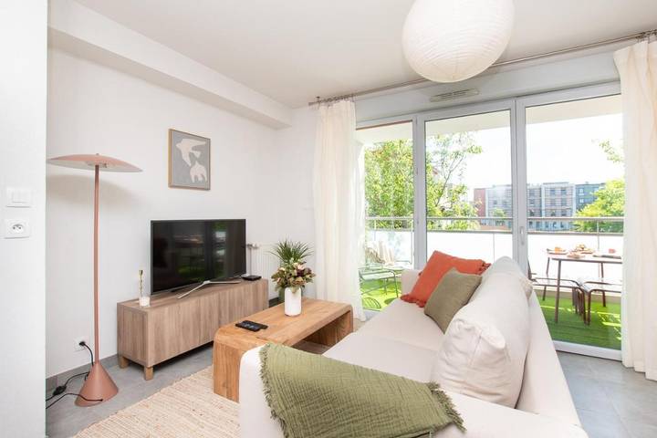 Gîte pour 4 personnes, avec balcon, animaux acceptés à Quint-Fonsegrives