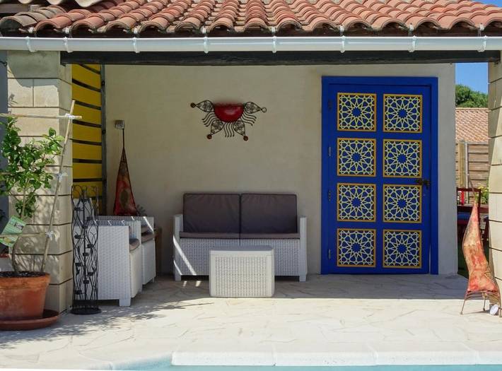 Gîte pour 4 personnes, avec vue ainsi que terrasse et piscine, animaux acceptés à Rieux-Minervois - 4
