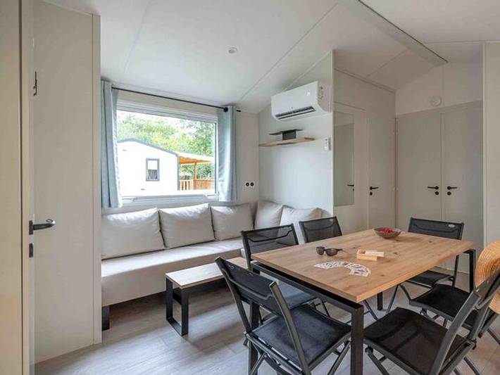 Camping Les Cigales -  Ciela Village - Mobilheim 6 personen - Ciela Privilège - 3 Schlafzimmer - Grill in Rocamadour, Quercy