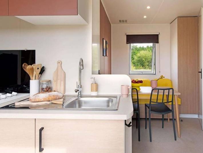 Wohnwagen für 4 Personen, mit Kinderpool in Grayan-et-l'Hôpital - 3