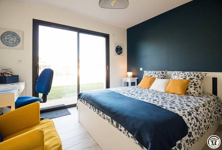 Chambre d’hôte pour 4 personnes, avec Terrasse et Jacuzzi ainsi que Jardin et Sauna